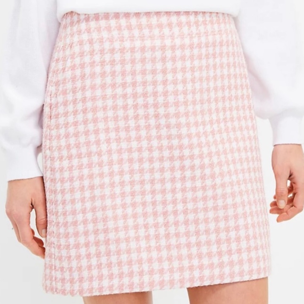 Loft Houndstooth Skirt Size 6